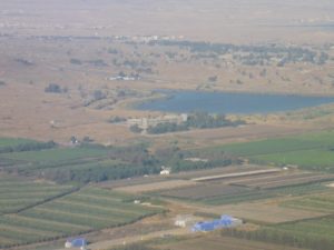 The Syrian forces headquarters building (in Israel side of the building)