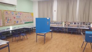 Voting place in the nearest school - reelctions 2019