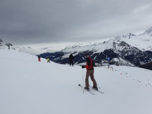 On the top of the hill before going down - La Plange