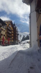 A street in the town - Les Arcs 1950