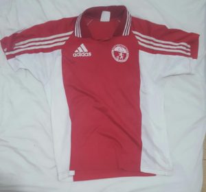 Nathan Hapoel Jerusalem jersey I still wear to Hapoel Katamon matches