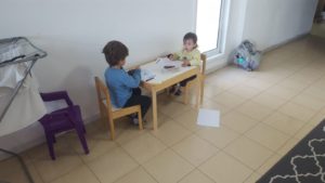 Painting time - Homeschooling