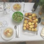 How all the family Passover Seder tables looked like, each couple celebrating by its own - 4