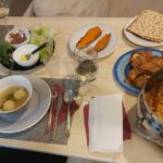 How all the family Passover Seder tables looked like, each couple celebrating by its own - 3 - Passover Seder