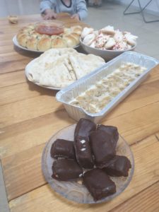 Our Mimouna party table - Passover end