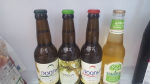 3 types of cider from  Hamatsesa and somersby