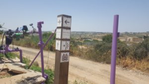 Guide Signs around the hill