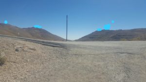 The Israeli Hermon mountain pick on the left - 2,236m above sea level.