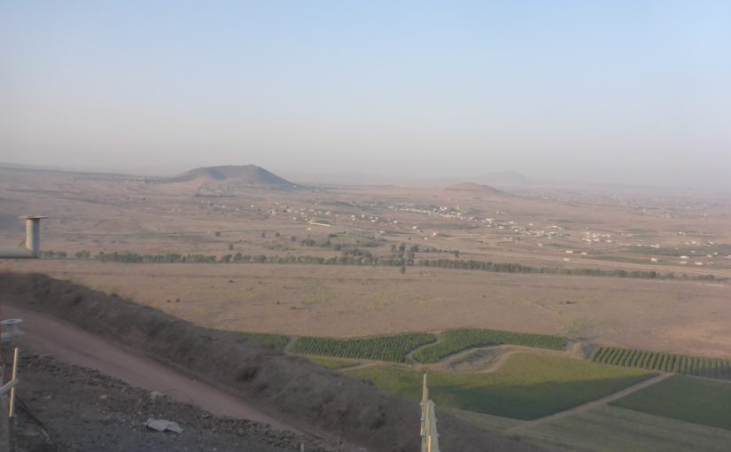 The Israeli Syrian border 🛂