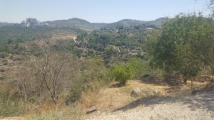 The view of Jerusalem mountains