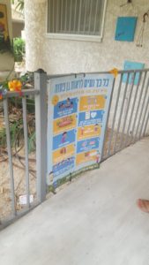 Coronvirus guidelines at the entrance to the kindergarten - Municipal kindergarten
