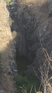 The waterfall and pool below - dalyot stream