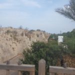 The middle time entrance gate and crusader fortifications - Caesarea