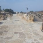 The entrance road to the city from the gate - Caesarea