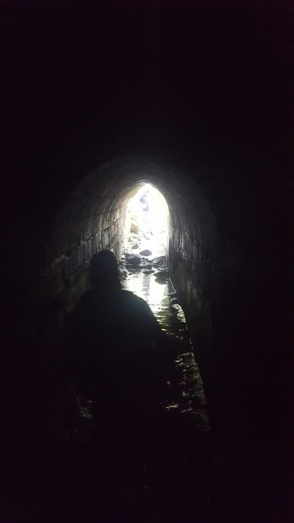 Ein Tanur ("Oven Spring") 10 m grotto. A short walk on the cold water.