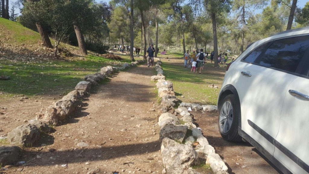 The Caeser trail - an 4km hiking trail along a road built for on Hadrian on 130BC, from Ashkelon to Jerusalem.