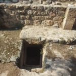 An Byzantine church ruins, probably part of a monastery, that host pilgrims on their way to Jerusalem and Bethlehem. The 4.2*10m mosaic of the main hall was uncovered on 2016. It was ruined in ancient times by people against the images of human on public space. It was been ruined after been uncovered by ultra rebellious who are against archeological diggings. On the east there is a small crypt. The walls are from the Ottoman time building that stood here. - Hanut