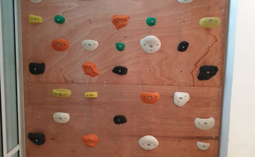 Building a climbing wall at home 🧗‍♀️