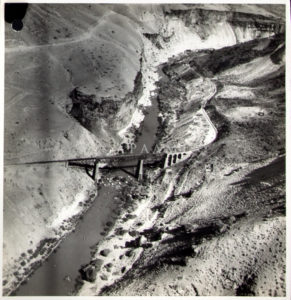 Another Ariel photo of the bridge on 1934 (Source: Royal Air Force - The National Archives)
