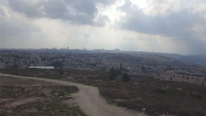 Looking south - over Jerusalem