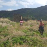 Climbing to the hill with the old un-reinforced building, from here we can see the...