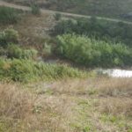 The Yarmouk river down below, we later on visit the deviation dam down the stream - Israel-Jordan water share