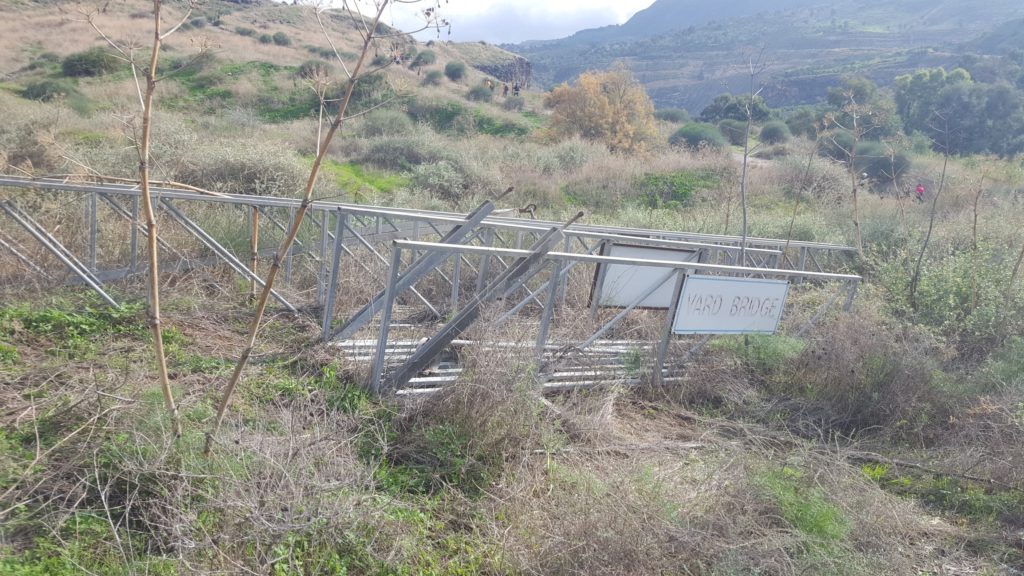 Vardi bridge, over the name of water engineer Yaakov Vardi which was the cheif water engineer of Tahal (Israel Water Design Company). - Israel-Jordan water share