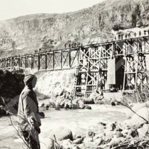 Advance on Damascus - Passing Yarmouk Gorge, 1918 (Source: www.palestine-studies.org)