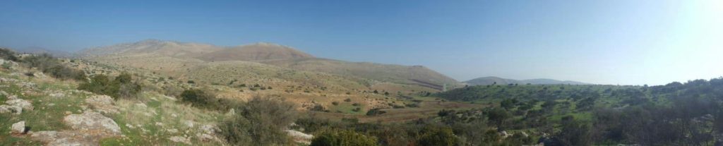 Mount Bezeq Ridge South of the base, On its Eastern edge sits Burj El-Maliach