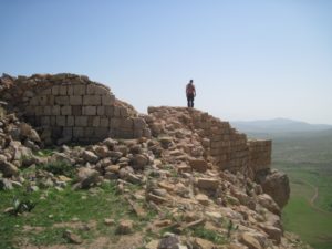 Someone on top of Burj El-Maliach (Source: bikathayarden.co.il)