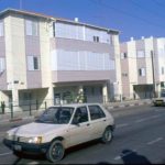 A building in Ramat-Gan hit by a scud and retrofitted (in 1991, and today) (Source: IDF Archive) - Gulf War