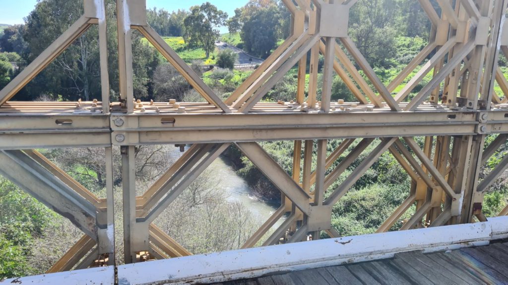 Looking on Jordan river from above it - Bnot Ya'akov