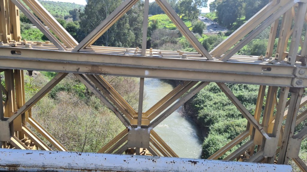 Looking on Jordan river from above it - Bnot Ya'akov