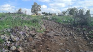 Ancient building on Golan Heights