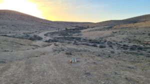 One of the many hiking trails going out of the campsite