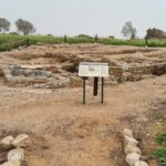 A crusader structure on top of a Byzantine structure