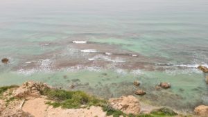 The artificial harbor, was ruined during the years by the force of the nature - Apollonia