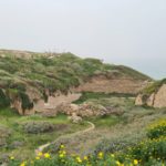 The outer fortification. On the left pic, you can see the foundation of the bridge led to the fortress.