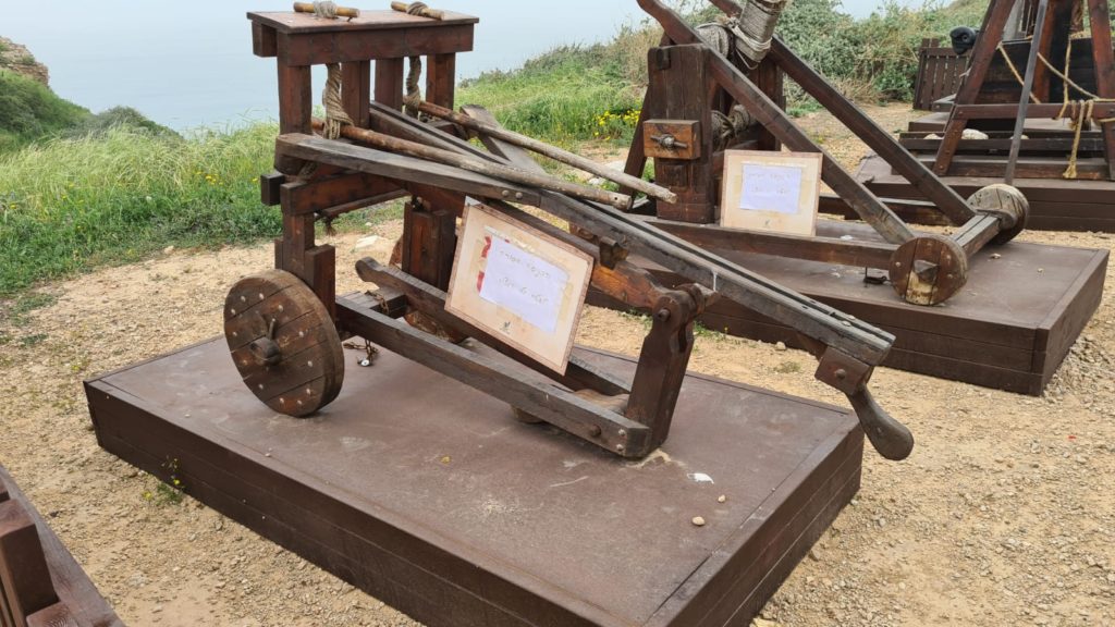 The Siege machines: Trebuchet Ballista, Catapult, Battering ram