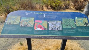Changing uses, changing land sign - Bair Island