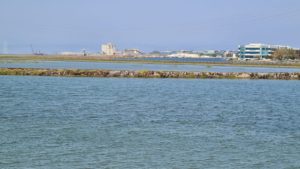 A industrial point, between 1940-1970 the place used to produce salt