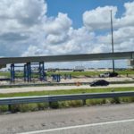Steel road bridges. Most the bridges here, and almost all those in Israel are made of concrete. This is why looking on the construction of those is new for me. - American construction