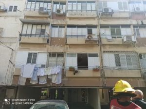 The dangerous building in Holon that has been evacuated