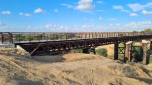 A look on the bridge - Ofakim railway bridge