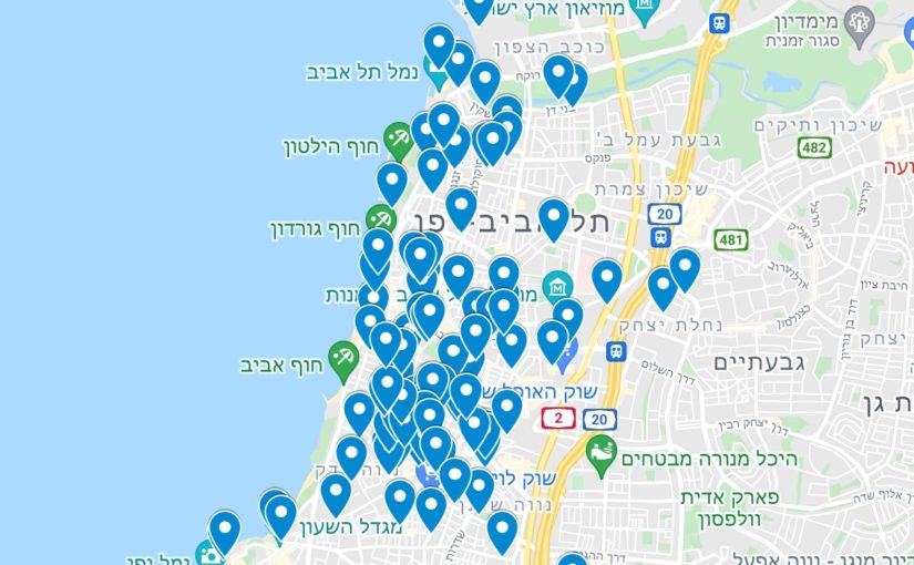 Rebellion movements signs in Tel-Aviv