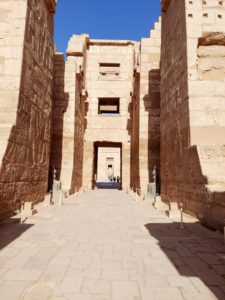Massive buildings on Luxor temple - Back to Egypt