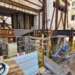 Independence Hall (under preservation and upgrade works). One of Atzva office works