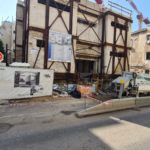 Independence Hall (under preservation and upgrade works). One of Atzva office works