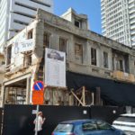 Another construction site, this is not belong to Atzva, with a new tower over a building for preservation (like Edler building we show earlier)