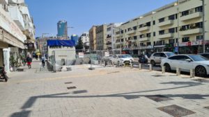 Tel Aviv light rail Allenby station. It will be so easy to get from here from home once it start running